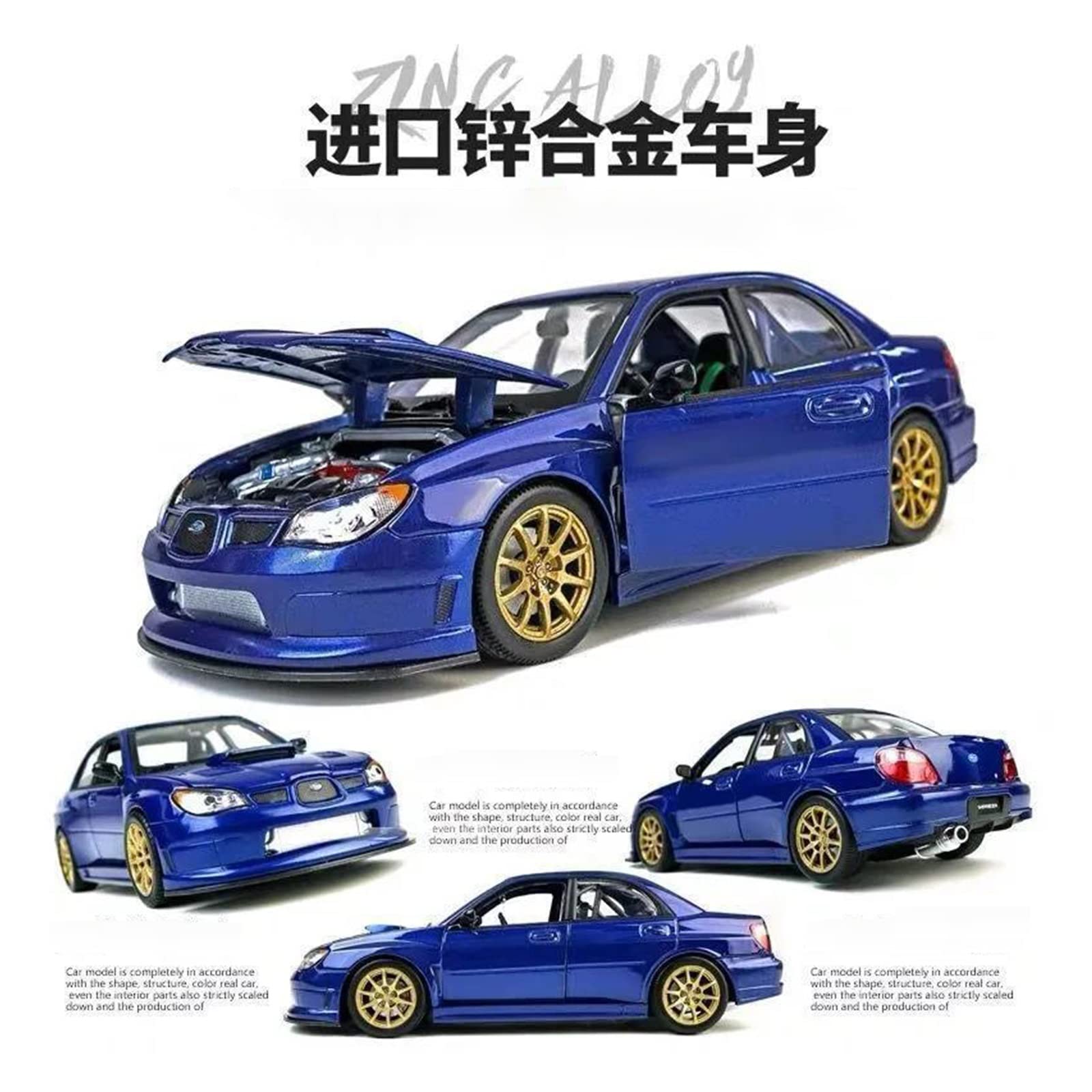 1/24 スバル インプレッサ WRX STI GDB2004 ミニカー Amazon | HOT WORKS スバル インプレッサ WRX STI 1/24 ミニカー